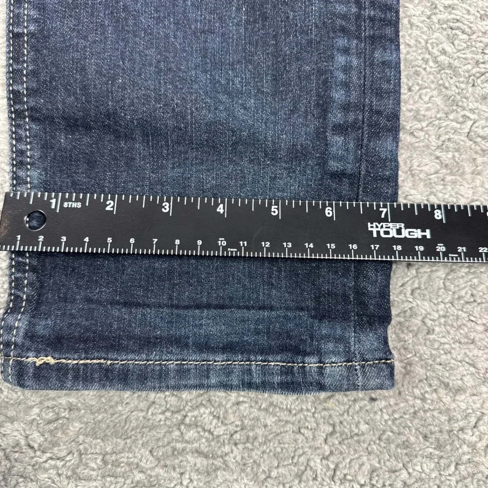 Levis 511 Slim Fit Jeans Mens 38x32 Dark Wash Indigo Denim Button Fly 191110003